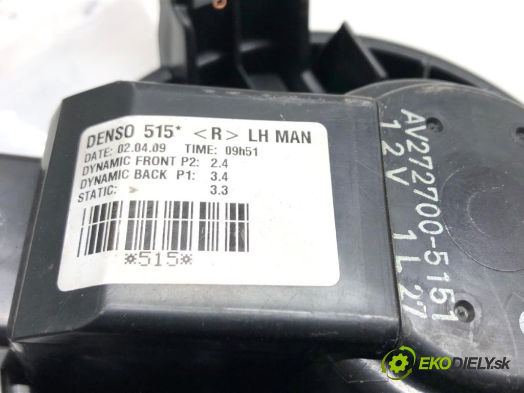 TOYOTA AURIS (_E15_) 2006 - 2012    1.4 D-4D (NDE150_) 66 kW [90 KM] olej napędowy 200  ventilátor kúrenia AV272700-5151