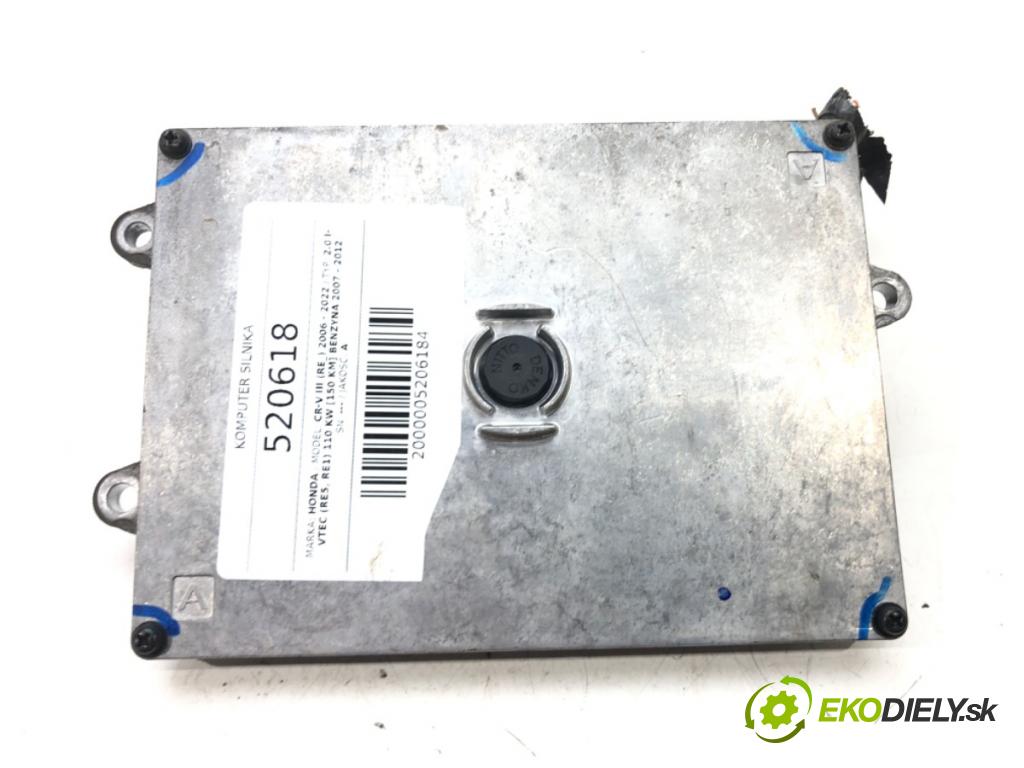HONDA CR-V III (RE_) 2006 - 2022    2.0 i-VTEC (RE5, RE1) 110 kW [150 KM] benzyna 2007  riadiaca jednotka Motor 37820-RZV-E31 (Riadiace jednotky)