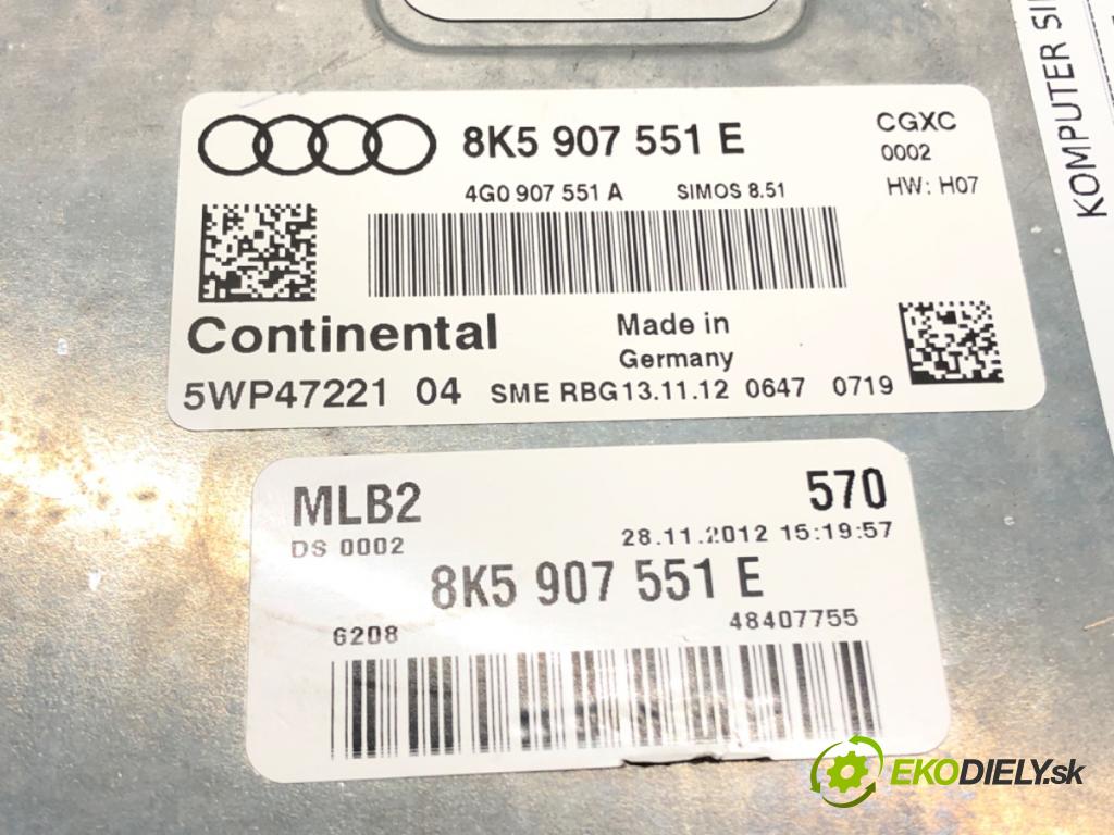 AUDI A4 B8 (8K2) 2007 - 2015    S4 quattro 245 kW [333 KM] benzyna 2008 - 2015  riadiaca jednotka Motor 8K5907551E (Riadiace jednotky)