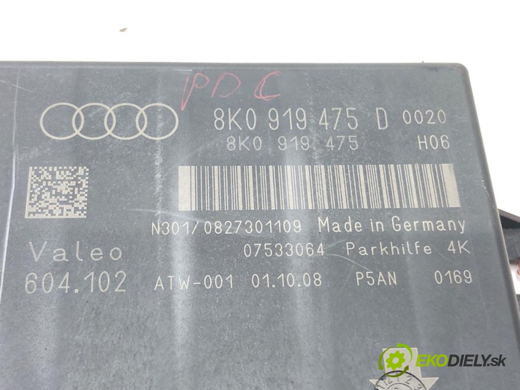 AUDI A4 B8 Avant (8K5) 2007 - 2015    2.0 TDI 105 kW [143 KM] olej napędowy 2008 - 2015  Modul PDC 8K0919475D (Ostatné)