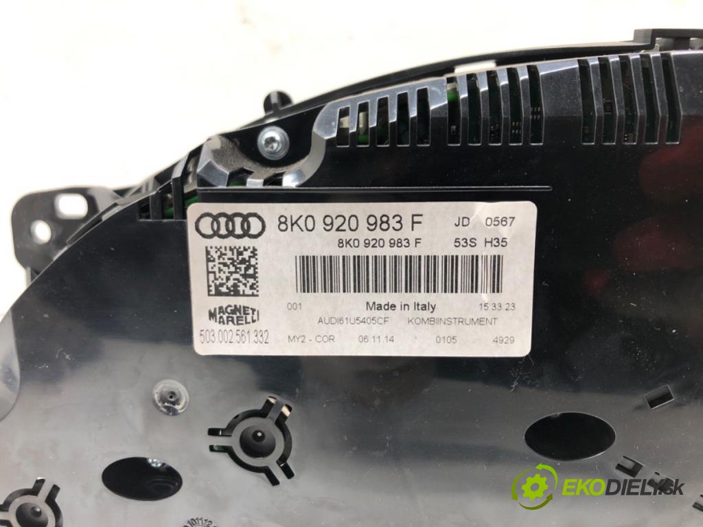 AUDI A4 B8 (8K2) 2007 - 2015    2.0 TFSI quattro 165 kW [224 KM] benzyna 2013 - 20  Prístrojovka 8K0920983F (Prístrojové dosky, displeje)