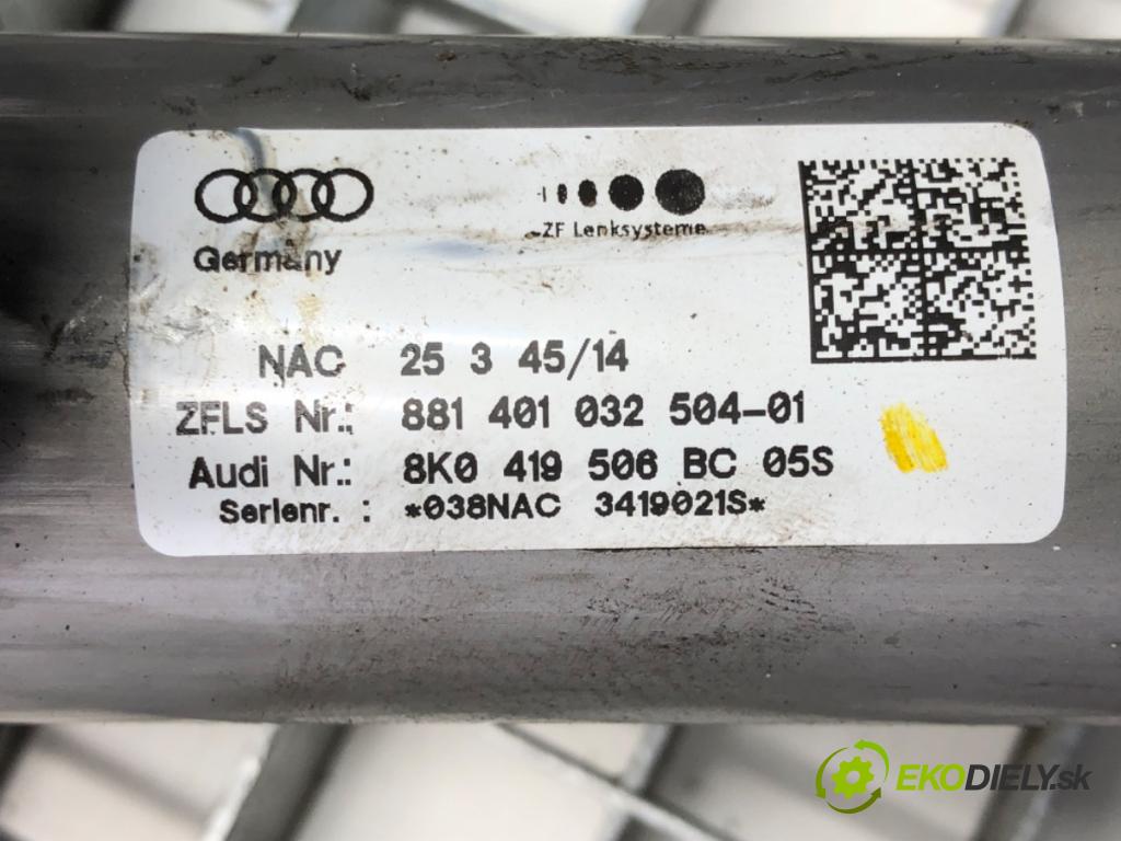 AUDI A4 B8 (8K2) 2007 - 2015    2.0 TFSI quattro 165 kW [224 KM] benzyna 2013 - 20  Hriadeľ, tyč volantu 8K0419506BC (Tyče riadenia (volantu))