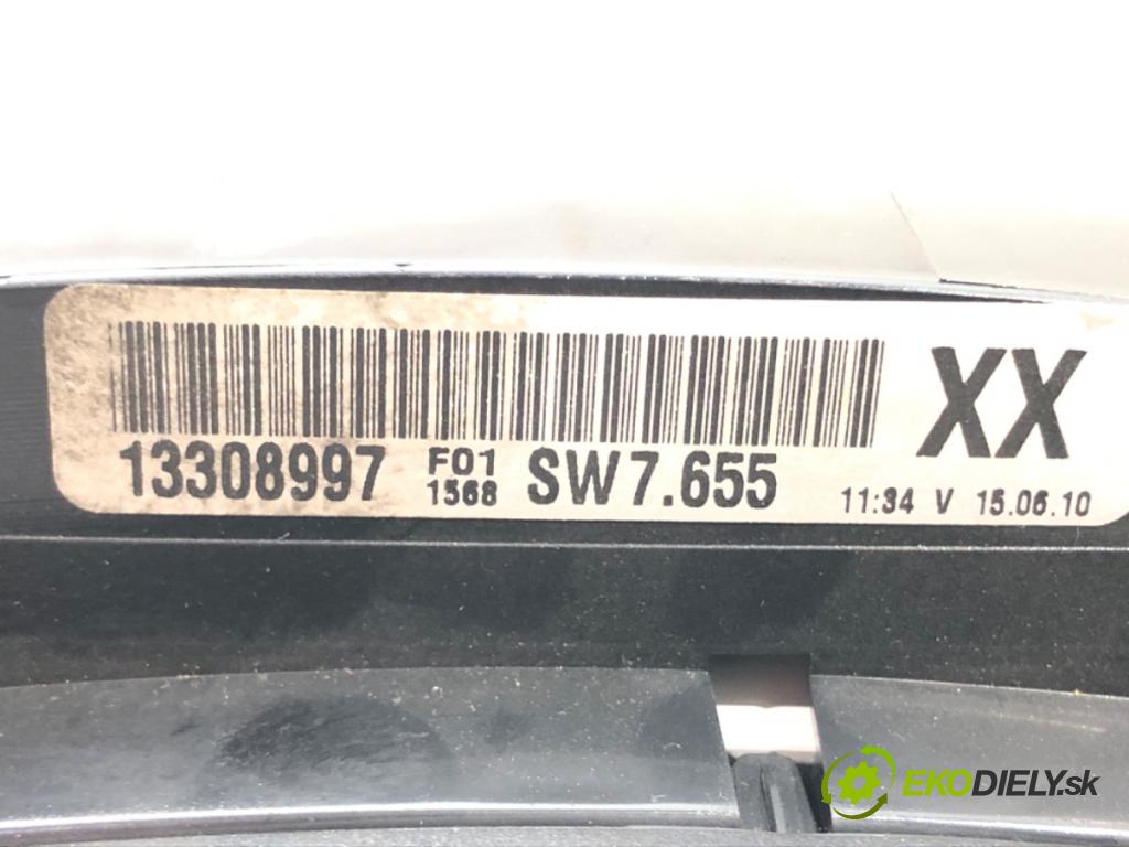 OPEL ASTRA H (A04) 2004 - 2014    1.7 CDTI (L48) 92 kW [125 KM] olej napędowy 2007 -  Prístrojovka 13308997 (Prístrojové dosky, displeje)