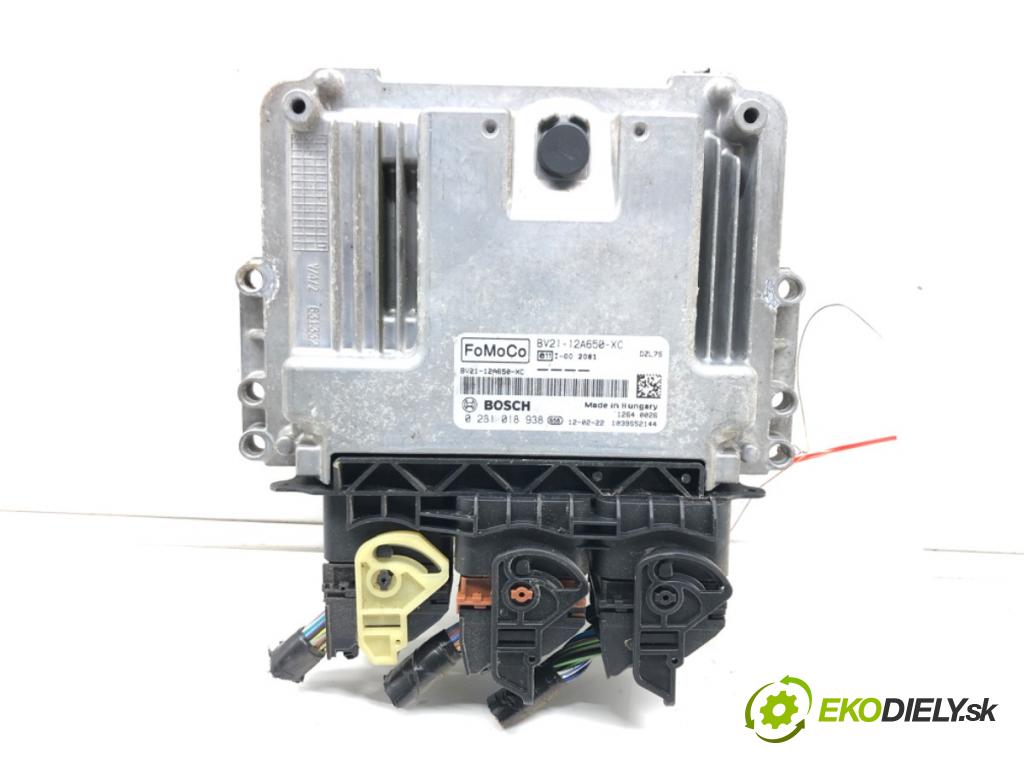 FORD FIESTA VI (CB1, CCN) 2008 - 2022    1.6 TDCi 70 kW [95 KM] olej napędowy 2010 - 2015  riadiaca jednotka Motor BV21-12A650-XC (Riadiace jednotky)