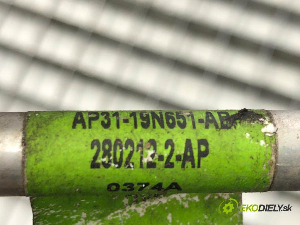 FORD FIESTA VI (CB1, CCN) 2008 - 2022    1.6 TDCi 70 kW [95 KM] olej napędowy 2010 - 2015  rúrka klimatizácie AP31-19N651-AB (Rúrky klimatizácie)