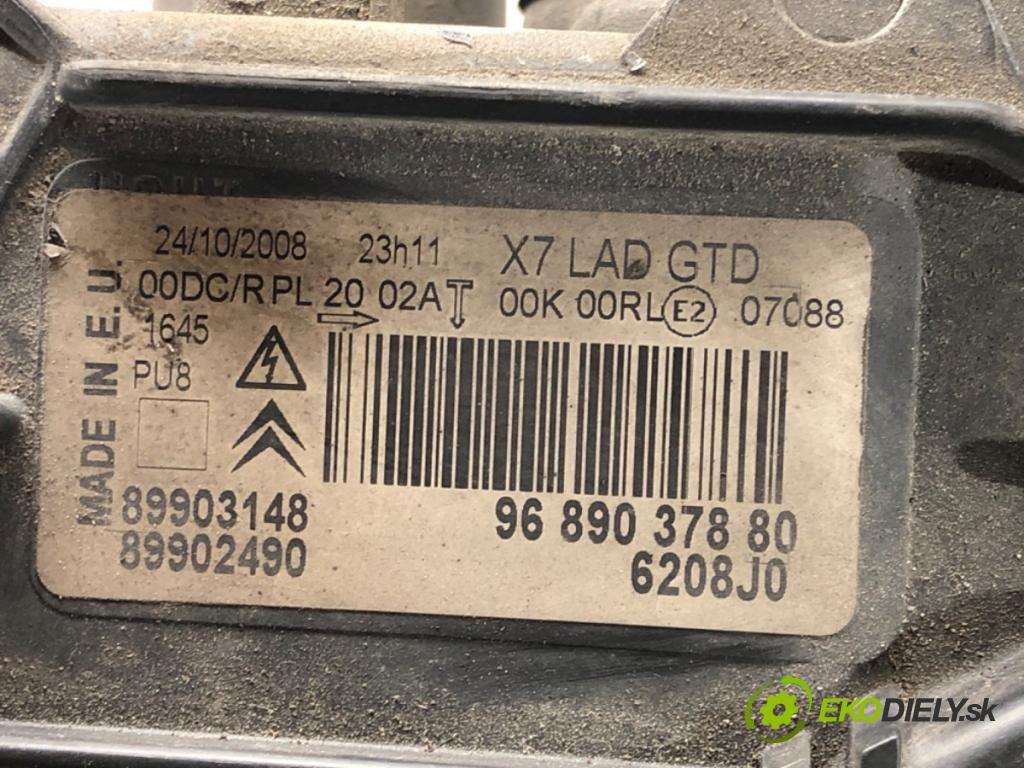 CITROEN C5 III (RD_) 2008 - 2022    2.0 16V 103 kW [140 KM] benzyna 2008 - 2022  Svetlomet ľavy predný XENON 9689037880