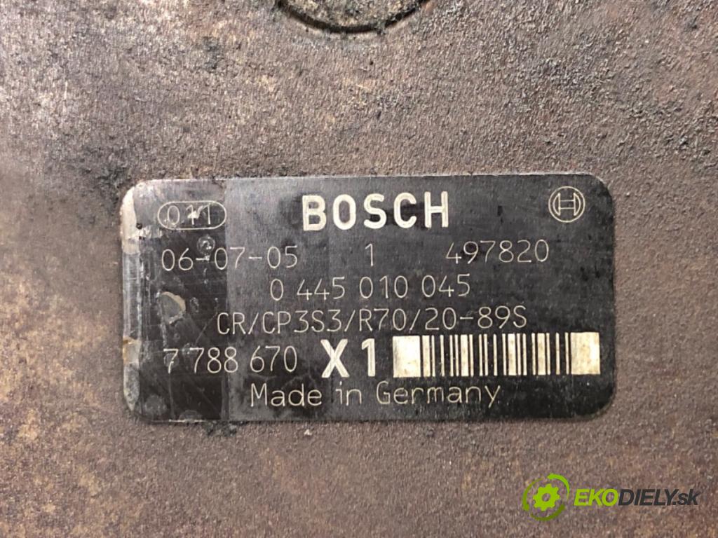 BMW 5 (E60) 2001 - 2010    520 d 120 kW [163 KM] olej napędowy 2005 - 2009  Pumpa vstrekovacia 0445010045 7788670 (Vstrekovacie čerpadlá)