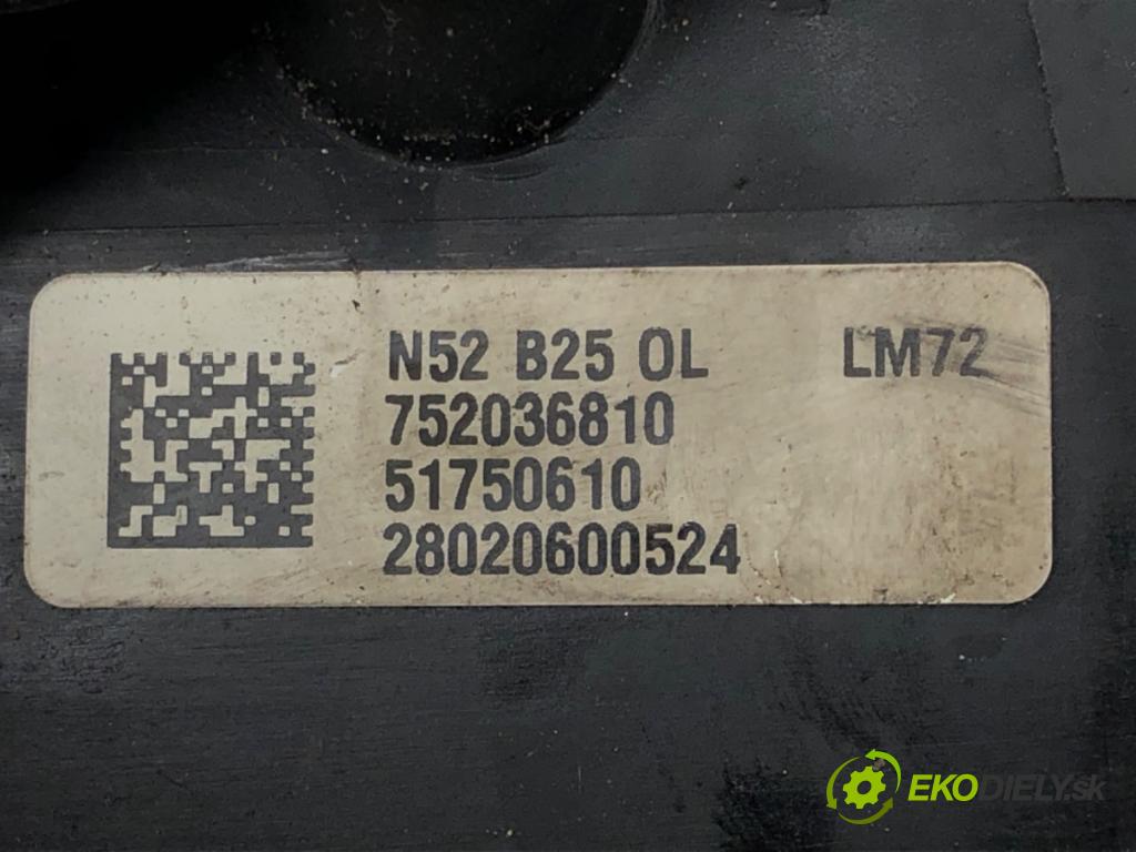 BMW 5 (E60) 2001 - 2010    525 i 160 kW [218 KM] benzyna 2005 - 2007  Potrubie sacie, sanie 752036810 (Sacie potrubia)