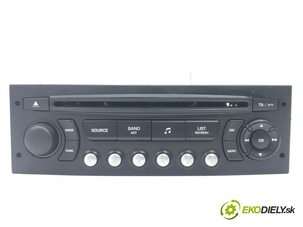 CITROEN C4 I (LC_) 2004 - 2014    1.6 16V 80 kW [109 KM] benzyna 2004 - 2011  RADIO RD4B5N1 7643134392 (Audio zariadenia)