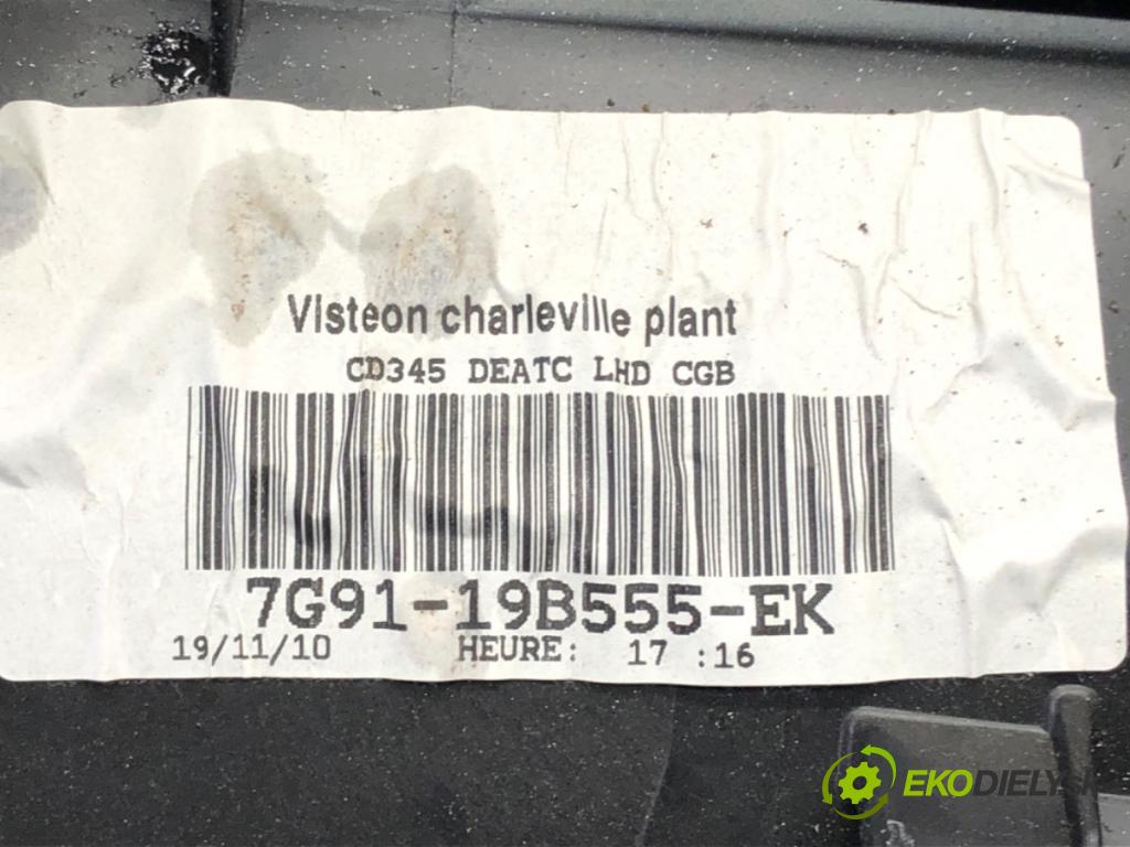 FORD MONDEO IV Turnier (BA7) 2007 - 2015    2.0 TDCi 103 kW [140 KM] olej napędowy 2007 - 2015  Výhrevné teleso, radiátor kúrenia komplet KOMBAJN 7G91-19B555-EK (Radiátory kúrenia)