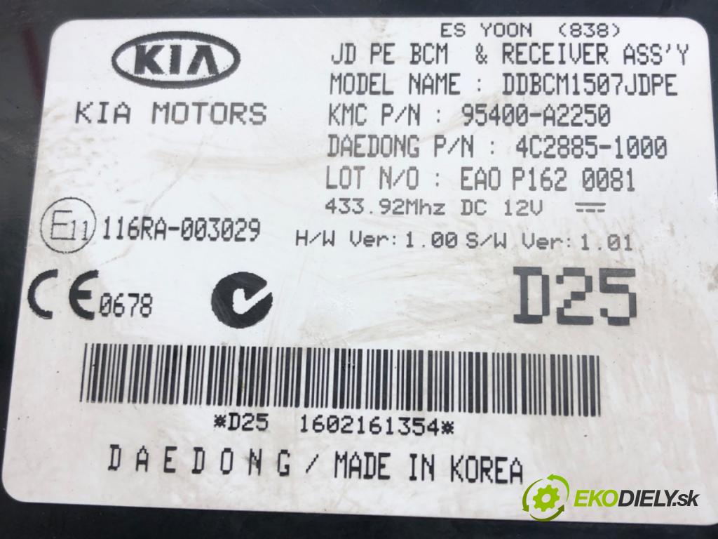 KIA CEED Sportswagon (JD) 2012 - 2018    1.6 CRDi 136 100 kW [136 KM] olej napędowy 2015 -   Modul BCM 95400-A2250 (Ostatné)