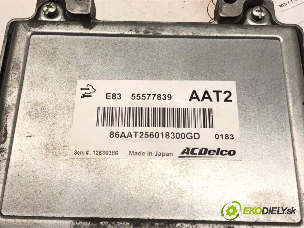 OPEL CORSA D (S07) 2006 - 2014    1.2 (L08, L68) 63 kW [86 KM] benzyna 2009 - 2014  riadiaca jednotka Motor 55577839 (Riadiace jednotky)