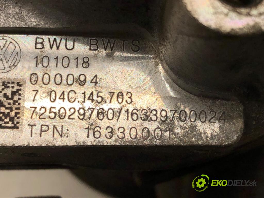SKODA FABIA III Kombi (NJ5) 2014 - 2022    1.0 TSI 70 kW [95 KM] benzyna 2014 - 2022  Turbodúchadlo,turbo 04C145703 (Turbodúchadlá (kompletné))