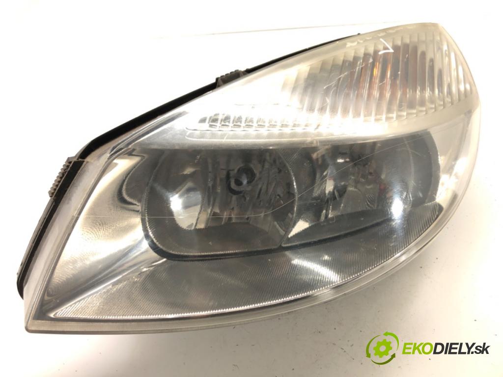 RENAULT SCÉNIC II (JM0/1_) 2003 - 2010    1.6 (JM0C, JM0J, JM1B) 83 kW [113 KM] benzyna 2003  Svetlomet ľavy predný