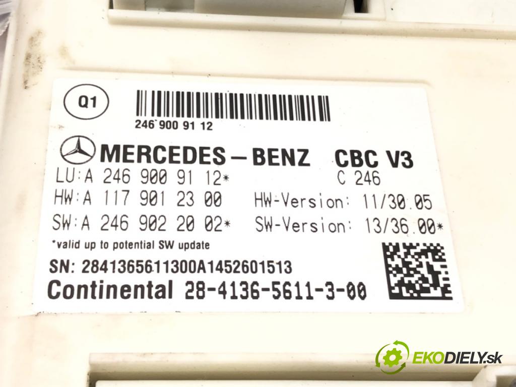 MERCEDES-BENZ CLA coupe (C117) 2013 - 2019    CLA 250 4-matic (117.346) 155 kW [211 KM] benzyna   modul BSI A2469009112 (Pojistkové skříňky)