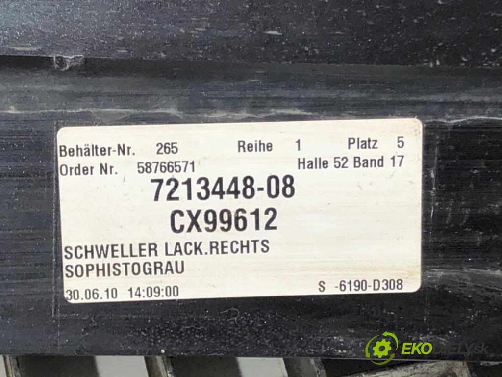 BMW 7 (F01, F02, F03, F04) 2008 - 2015    750 i, Li xDrive 300 kW [408 KM] benzyna 2009 - 20  Lišta prahová pravá 7213448 (Lišty prahové)
