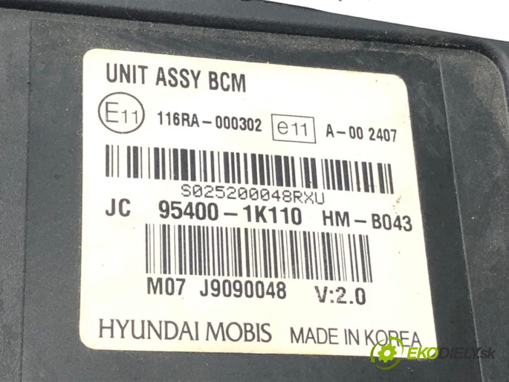 HYUNDAI ix20 (JC) 2010 - 2022    1.4 CRDi 66 kW [90 KM] olej napędowy 2010 - 2022  Modul BCM 95400-1K110 (Ostatné)