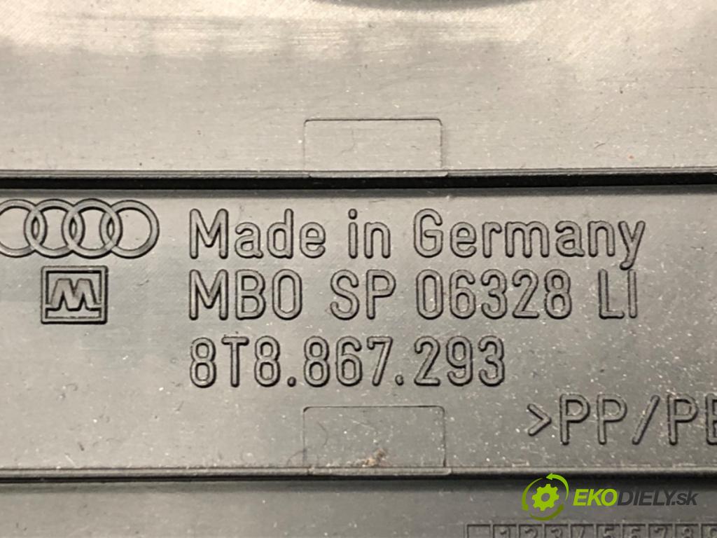 AUDI A5 (8T3) 2007 - 2017    2.0 TDI 140 kW [190 KM] olej napędowy 2013 - 2017  Clona stĺpika ľavá strana 8T8867293 8T8867239B