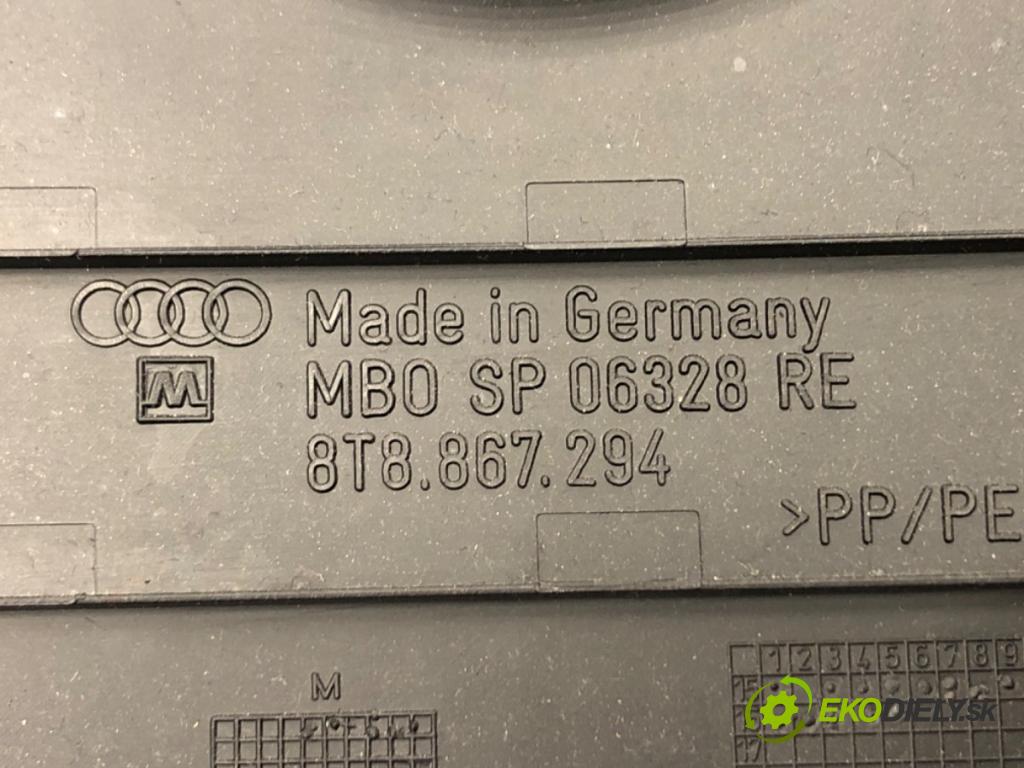 AUDI A5 (8T3) 2007 - 2017    2.0 TDI 140 kW [190 KM] olej napędowy 2013 - 2017  Clona stĺpika pravá 8T8867294 8T8867240B