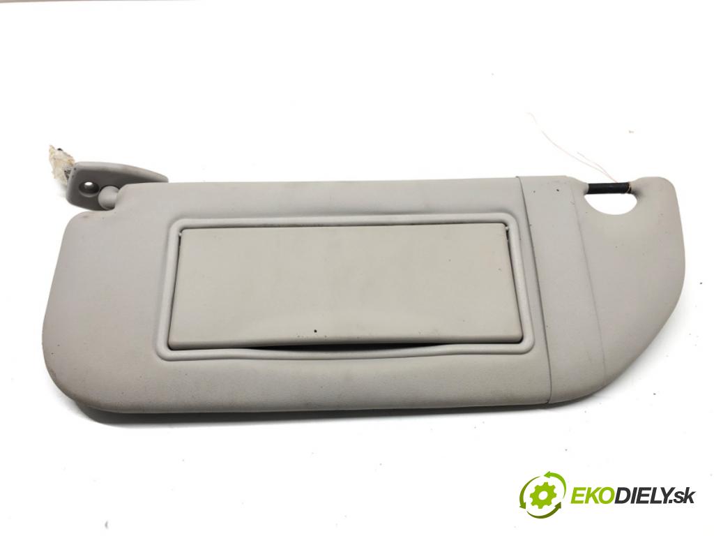 CITROEN C3 I (FC_, FN_) 2002 - 2022    1.4 HDi 50 kW [68 KM] olej napędowy 2002 - 2022  Clona slnečná ľavy