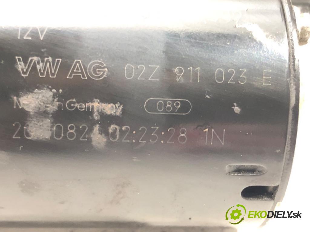 VW GOLF VI (5K1) 2008 - 2014    1.4 TSI 90 kW [122 KM] benzyna 2008 - 2012  Štartér 02Z911023E (Štartéry)
