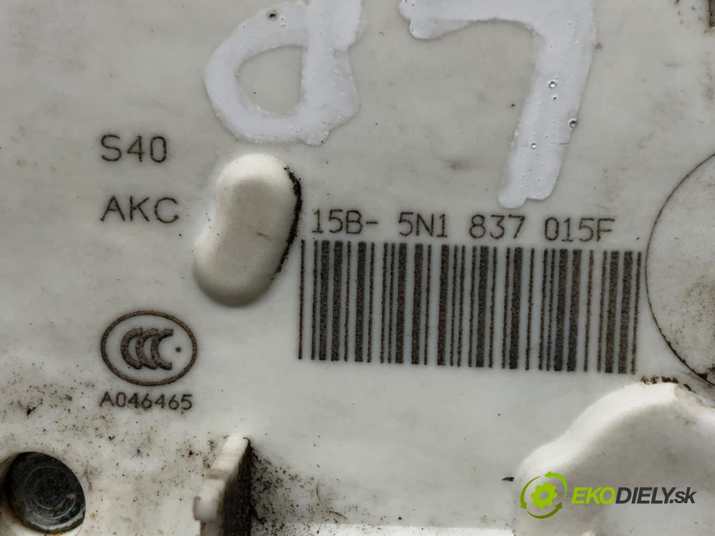 VW CC B7 (358) 2011 - 2016    2.0 TFSI 147 kW [200 KM] benzyna 2011 - 2016  zámok dveře levý přední část 5N1837015F