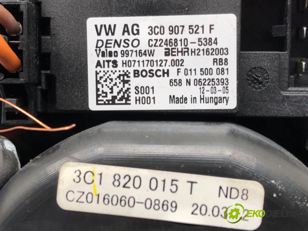 VW CC B7 (358) 2011 - 2016    2.0 TFSI 147 kW [200 KM] benzyna 2011 - 2016  ventilátor kúrenia