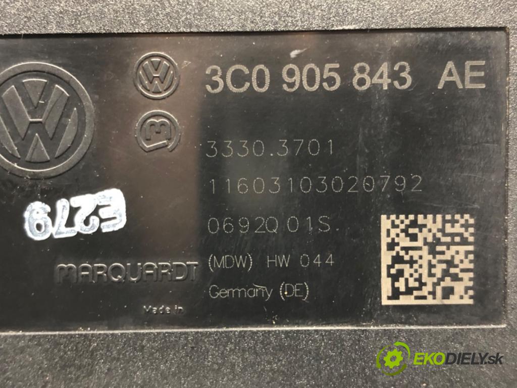 VW CC B7 (358) 2011 - 2016    2.0 TFSI 147 kW [200 KM] benzyna 2011 - 2016  spinačka 3C0905843AE (Spínacie skrinky a kľúče)