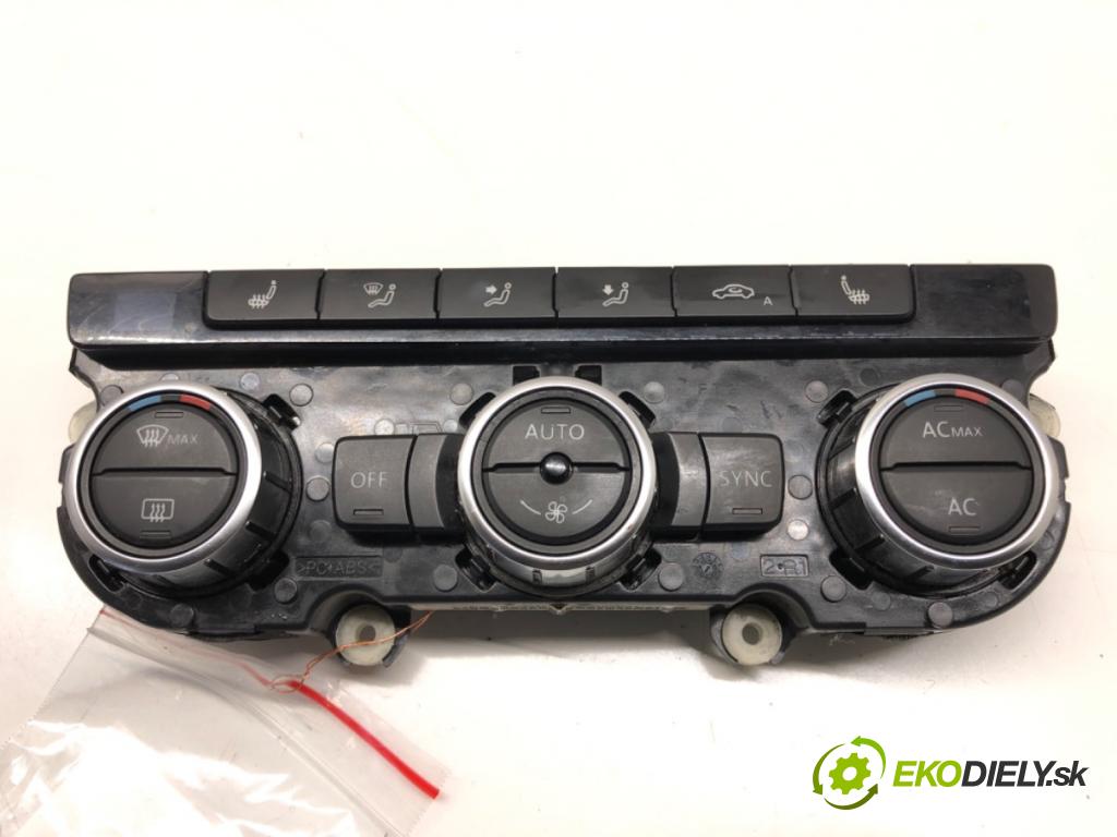 VW CC B7 (358) 2011 - 2016    2.0 TFSI 147 kW [200 KM] benzyna 2011 - 2016  Panel ovládania kúrenia 3AA907044J (Prepínače, spínače, tlačidlá a ovládače kúrenia)