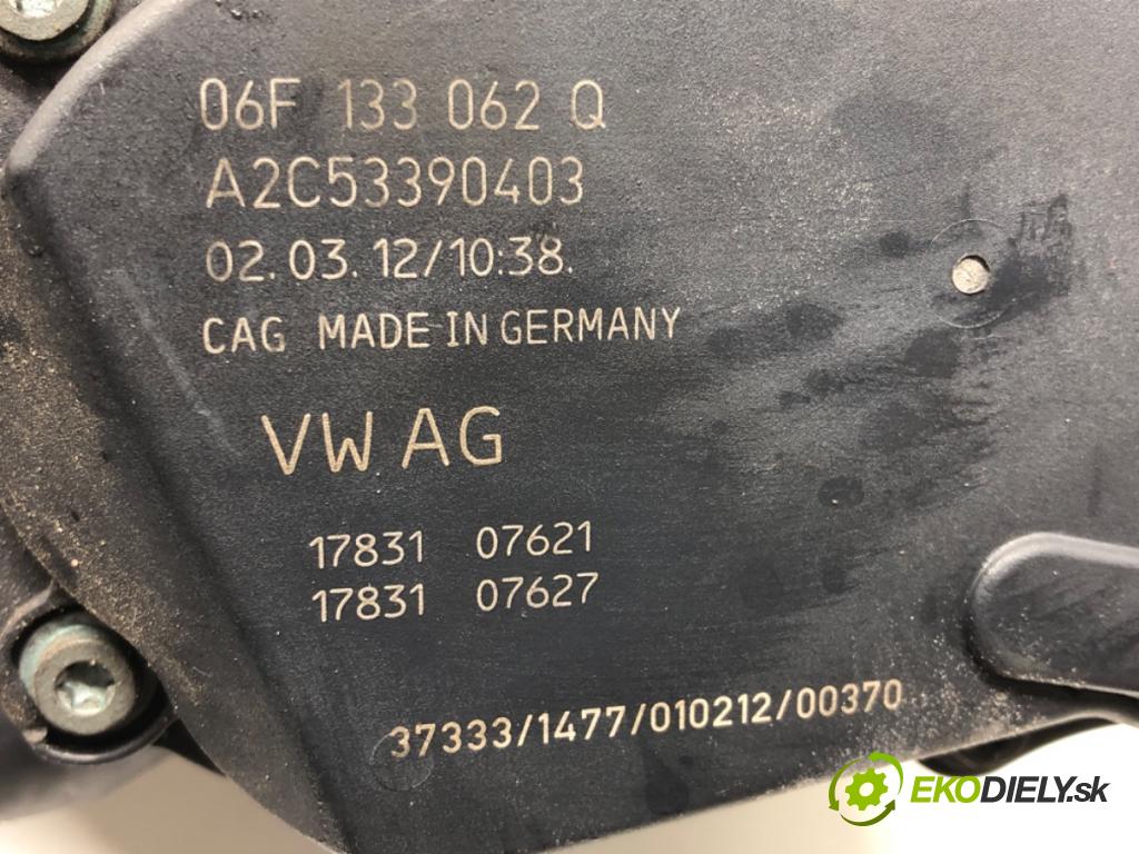 VW CC B7 (358) 2011 - 2016    2.0 TFSI 147 kW [200 KM] benzyna 2011 - 2016  škrtíci klapka 06F133062Q (Škrticí klapky)