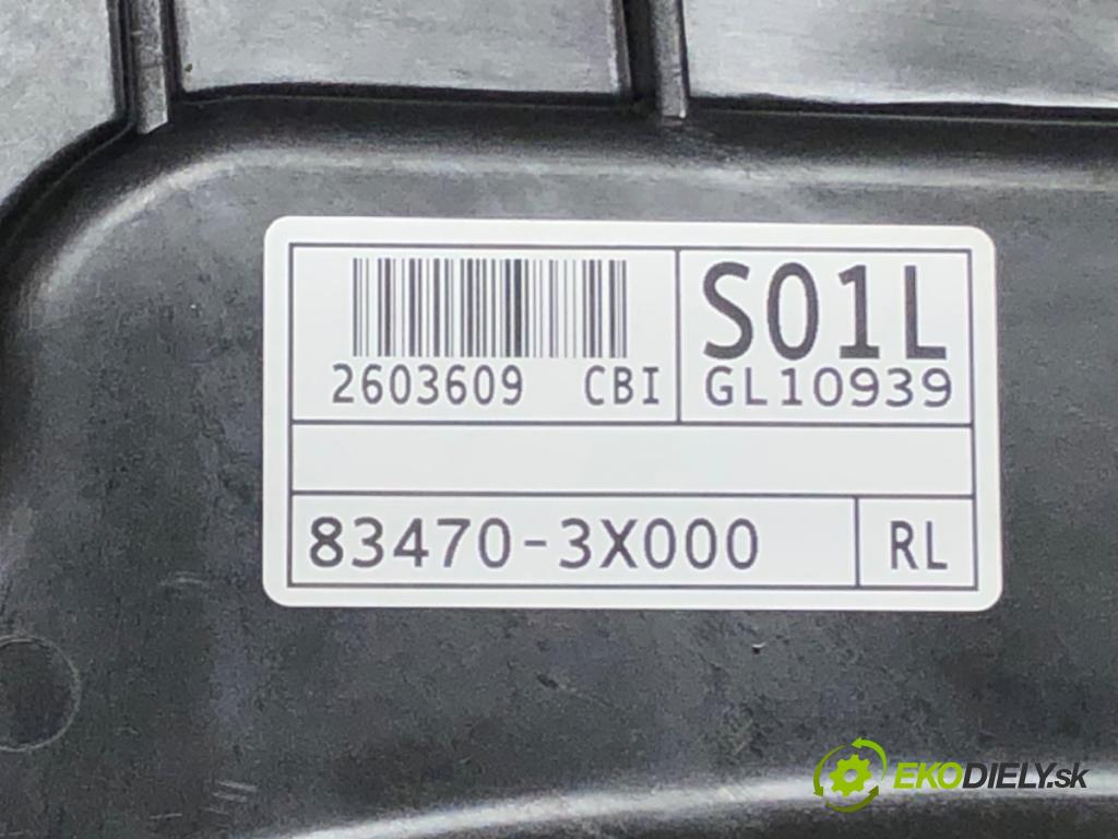 HYUNDAI ELANTRA V sedan (MD, UD) 2010 - 2022    1.6 97 kW [132 KM] benzyna 2011 - 2015  mechanismus okna levý zadní část