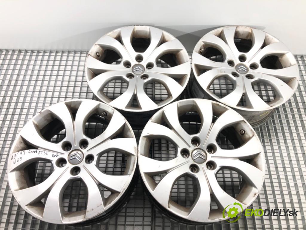 CITROEN C5 III (RD_) 2008 - 2022    ---  disky hliníkové 17 7J 5X108 ET32 stred CENTR. 65 9656877580