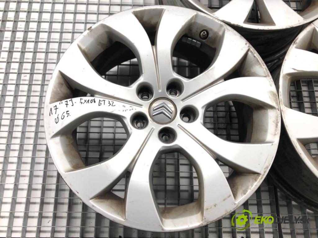 CITROEN C5 III (RD_) 2008 - 2022    ---  disky hliníkové 17 7J 5X108 ET32 stred CENTR. 65 9656877580