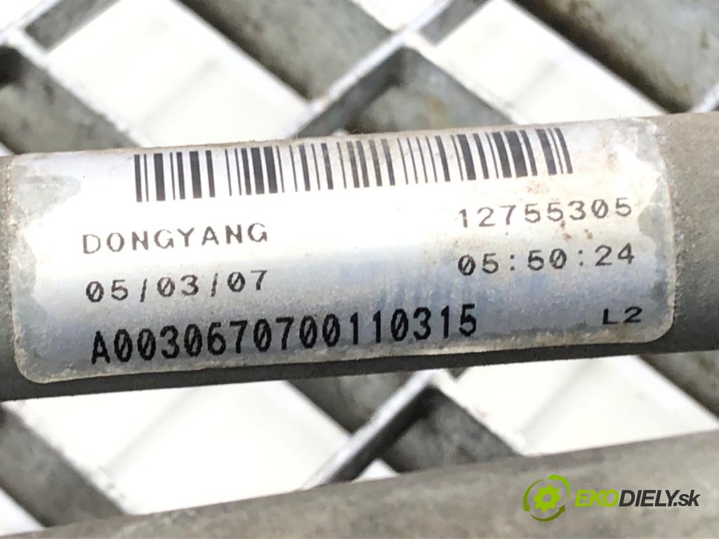 SAAB 9-3 (YS3F, E79, D79, D75) 2002 - 2015    1.9 TiD 88 kW [120 KM] olej napędowy 2004 - 2015  Mechanizmus stieračov predný 12755305 (Motorčeky stieračov predné)