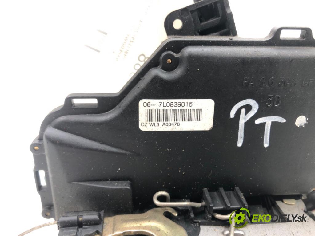 SKODA OCTAVIA II Combi (1Z5) 2004 - 2013    1.9 TDI 77 kW [105 KM] olej napędowy 2004 - 2010  zámok dveře pravý zadní část 7L0839016