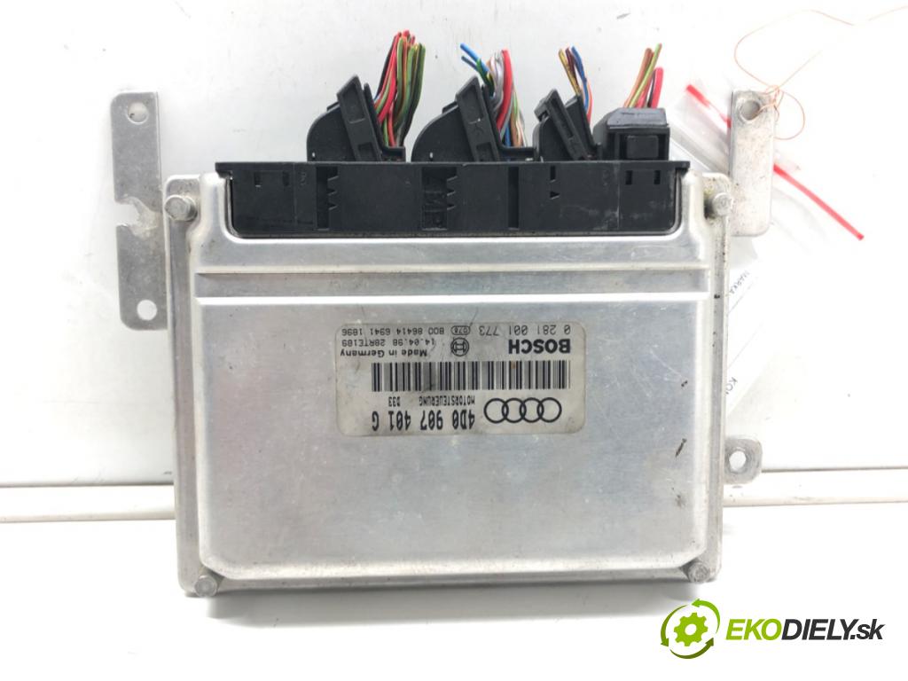 AUDI A8 D2 (4D2, 4D8) 1994 - 2005    2.5 TDI 110 kW [150 KM] olej napędowy 1997 - 2000  riadiaca jednotka Motor 4D0907401G (Riadiace jednotky)