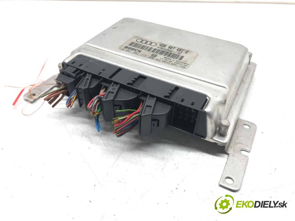 AUDI A8 D2 (4D2, 4D8) 1994 - 2005    2.5 TDI 110 kW [150 KM] olej napędowy 1997 - 2000  riadiaca jednotka Motor 4D0907401G (Riadiace jednotky)