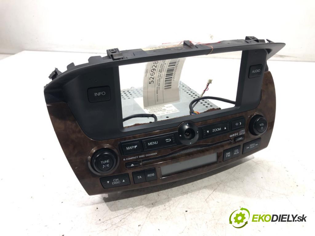 HONDA FR-V (BE) 2004 - 2022    2.0 (BE3) 110 kW [150 KM] benzyna 2005 - 2022  RADIO Navigácia 39810-SJD-E91 (Audio zariadenia)