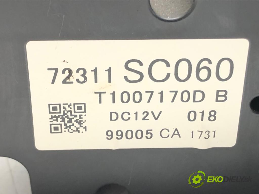 SUBARU FORESTER (SH_) 2007 - 2022    2.0 D AWD (SHH) 108 kW [147 KM] olej napędowy 2008  Panel ovládania kúrenia 72311SC060 (Prepínače, spínače, tlačidlá a ovládače kúrenia)