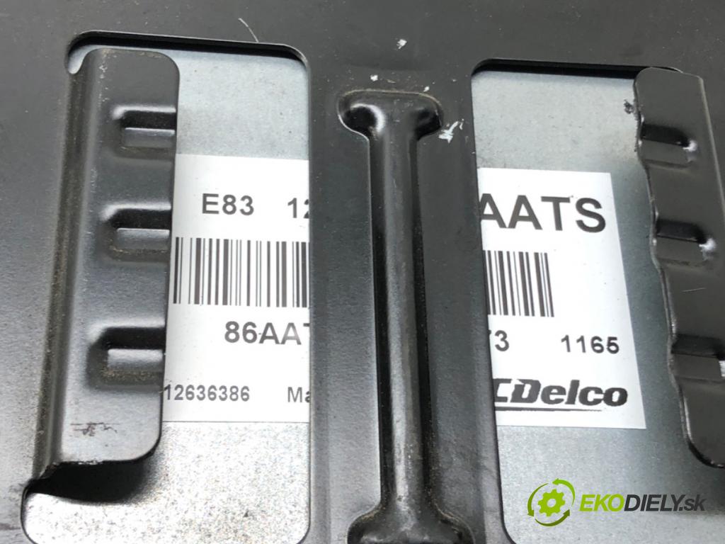 OPEL ASTRA J (P10) 2009 - 2015    1.6 Turbo (68) 132 kW [180 KM] benzyna 2009 - 2015  riadiaca jednotka Motor 12636386 (Riadiace jednotky)