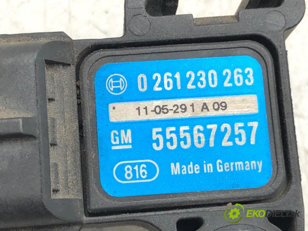 OPEL ASTRA J (P10) 2009 - 2015    1.6 Turbo (68) 132 kW [180 KM] benzyna 2009 - 2015  MAP senzor snímač tlaku 55567257