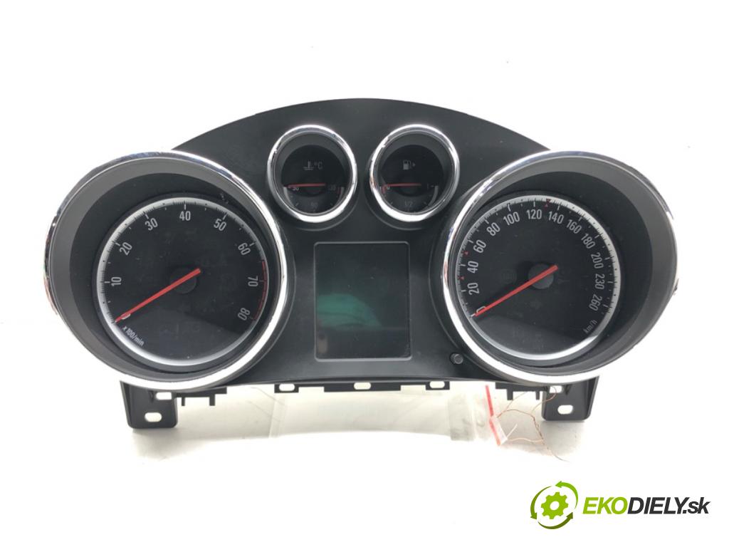 OPEL ASTRA J (P10) 2009 - 2015    1.6 Turbo (68) 132 kW [180 KM] benzyna 2009 - 2015  Prístrojovka 13355666 (Prístrojové dosky, displeje)