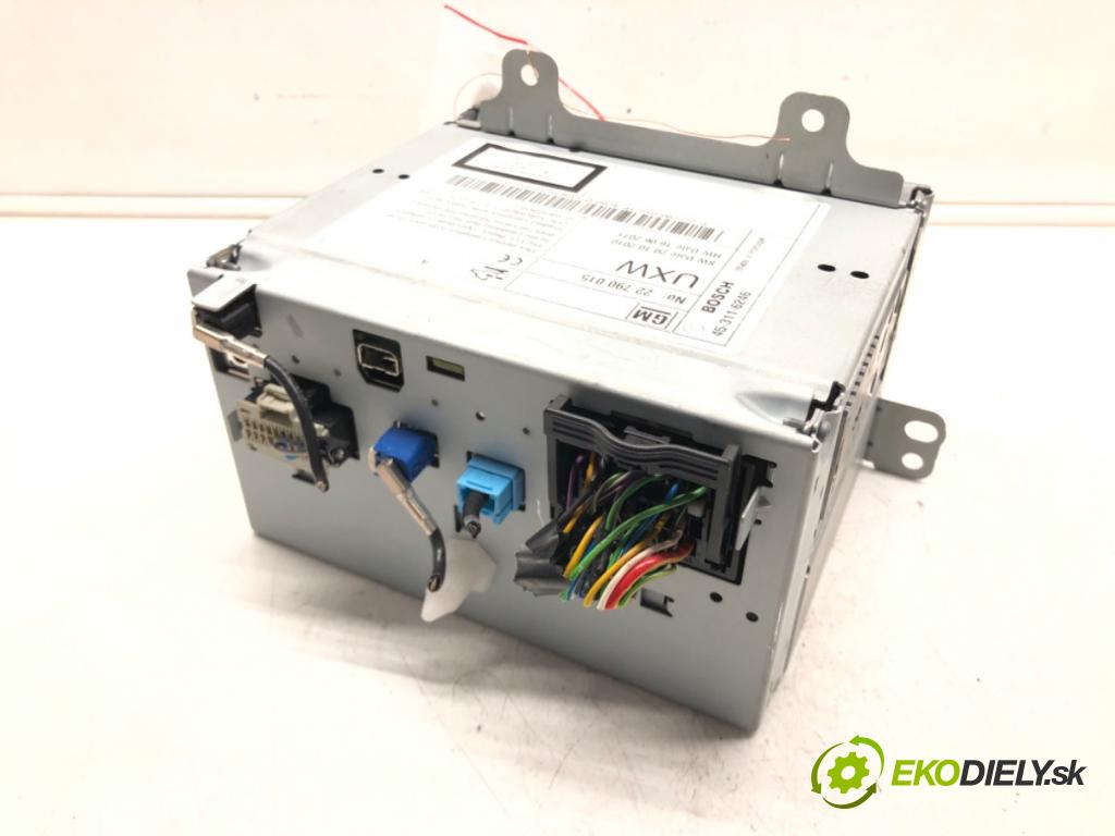 OPEL ASTRA J (P10) 2009 - 2015    1.6 Turbo (68) 132 kW [180 KM] benzyna 2009 - 2015  RADIO 22790015 (Audio zariadenia)