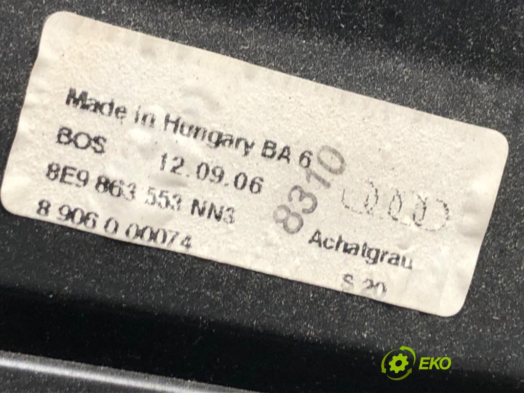AUDI A4 B7 Avant (8ED) 2004 - 2008    1.9 TDI 85 kW [116 KM] olej napędowy 2004 - 2008  Roleta 8E9863553 (Rolety kufra)