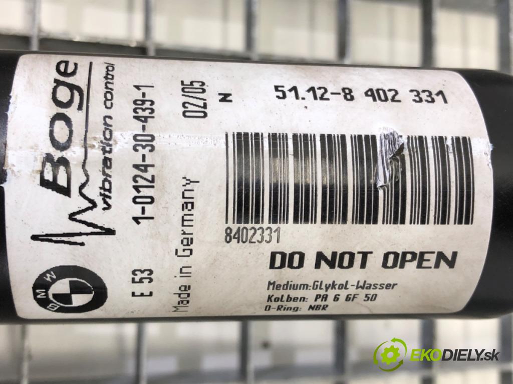 BMW X5 (E53) 2000 - 2006    3.0 d 155 kW [211 KM] olej napędowy 2003 - 2006  výztuha nárazníka zadní část