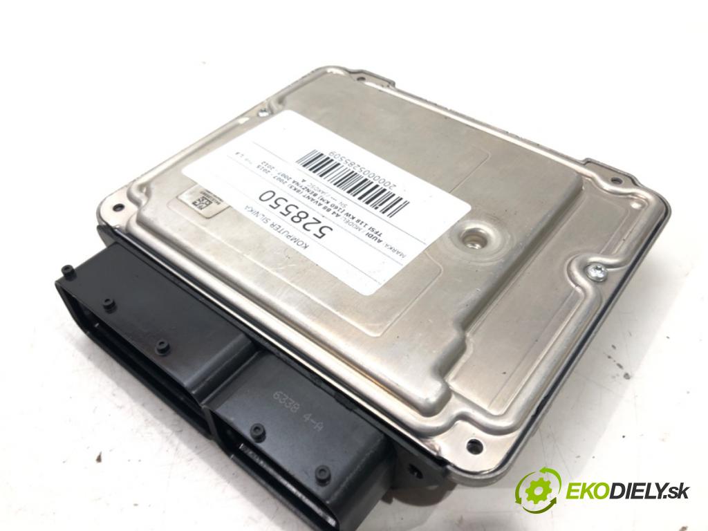 AUDI A4 B8 Avant (8K5) 2007 - 2015    1.8 TFSI 118 kW [160 KM] benzyna 2007 - 2012  riadiaca jednotka Motor 8K1907115D (Riadiace jednotky)