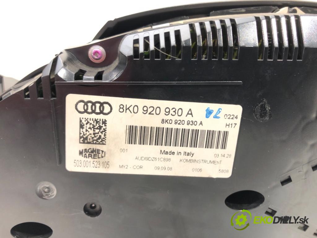 AUDI A4 B8 Avant (8K5) 2007 - 2015    1.8 TFSI 118 kW [160 KM] benzyna 2007 - 2012  prístrojovka 8K0920930A (Přístrojové desky, displeje)