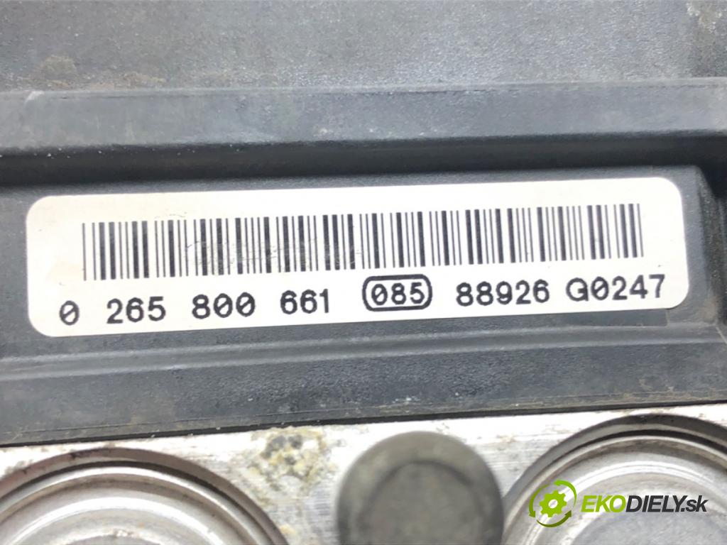 FIAT LINEA (323_, 110_) 2006 - 2022    1.4 57 kW [77 KM] benzyna 2007 - 2022  Pumpa ABS 0265800661 (Pumpy ABS)