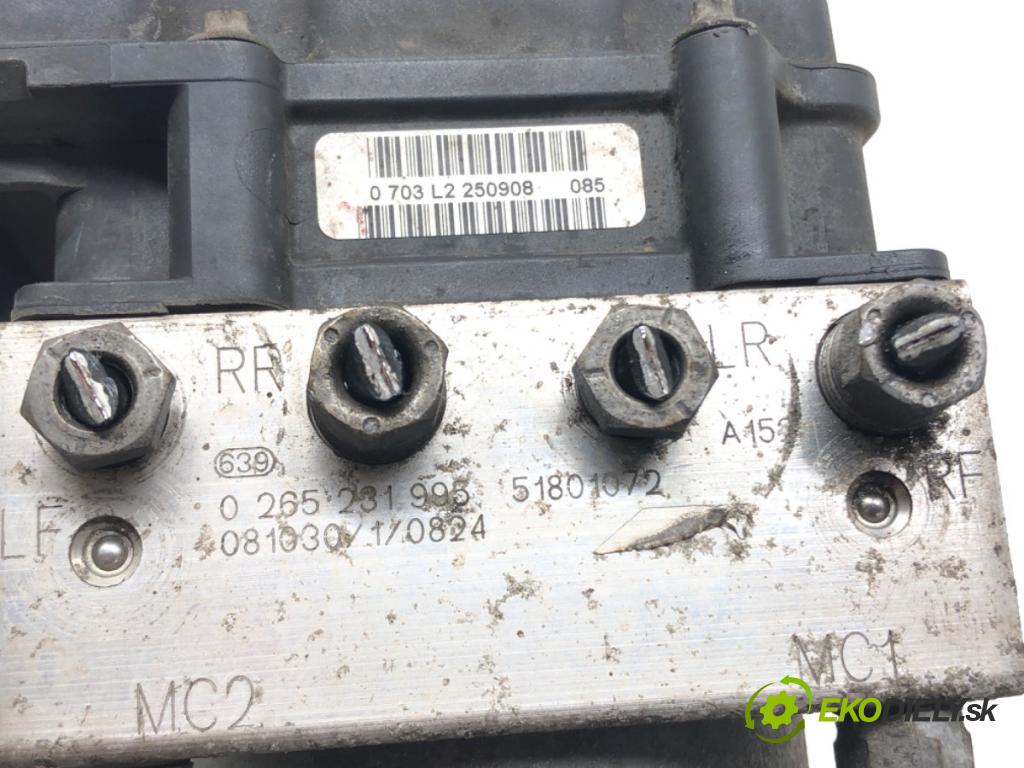 FIAT LINEA (323_, 110_) 2006 - 2022    1.4 57 kW [77 KM] benzyna 2007 - 2022  Pumpa ABS 0265800661 (Pumpy ABS)