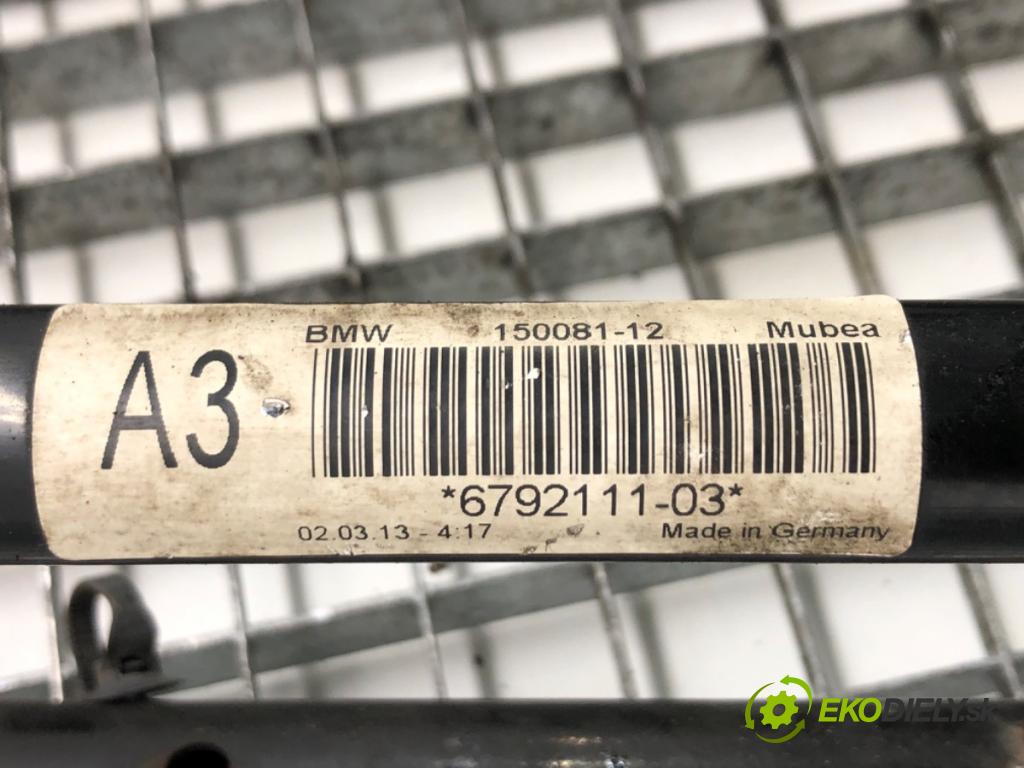 BMW 3 Touring (F31) 2012 - 2019    318 d 105 kW [143 KM] olej napędowy 2012 - 2015  výztuha pod motor 6792111 (Výztuhy přední)